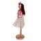 12" Pink Clara Ballerina Nutcracker with Brunette Hair – Elegant Christmas Decoration